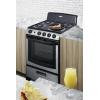 imageSummit 20quot Electric Range 220V 4 Burner Range 23 cuft oven White RE203WStainless Steel