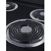imageSummit 20quot Electric Range 220V 4 Burner Range 23 cuft oven White RE203WStainless Steel