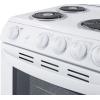 imageSummit 20quot Electric Range 220V 4 Burner Range 23 cuft oven White RE203WWhite
