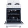 imageSummit 20quot Electric Range 220V 4 Burner Range 23 cuft oven White RE203WWhite
