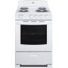 imageSummit 20quot Electric Range 220V 4 Burner Range 23 cuft oven White RE203WWhite