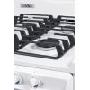 imageSummit 20quot Gas Range Natural Gas Range 246 cuft Oven 4 Burners White WTM1107ISNo Window
