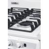 imageSummit 20quot Gas Range Natural Gas Range 246 cuft Oven 4 Burners White WTM1107ISWindow