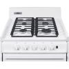 imageSummit 20quot Gas Range Natural Gas Range 246 cuft Oven 4 Burners White WTM1107ISWindow