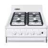 imageSummit 20quot Gas Range Natural Gas Range 246 cuft Oven 4 Burners White WTM1107ISWindow