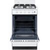 imageSummit 20quot Gas Range Natural Gas Range 246 cuft Oven 4 Burners White WTM1107ISWindow
