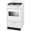 imageSummit 20quot Gas Range Natural Gas Range 246 cuft Oven 4 Burners White WTM1107ISWindow