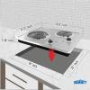imageSummit 21quot 2 Burner Electric Cooktop 115 Volt Coil Electric Cooktop ADA compliant Stainless Steel CR2B122Stainless Steel