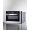 imageSummit 24 Built In Microwave 12 cuft Drawer Microwave ADA Compliant Black ampamp Stainless Steel  MDR245SS 24 Inch24 Inch