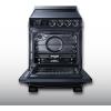 imageSummit 24 Electric Smooth Top Range Large 29 cuft Oven ADA Complaint Black REX2431BRTBlack
