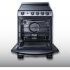 imageSummit 24 Electric Smooth Top Range Large 29 cuft Oven ADA Complaint Stainless Steel REX2451SSRTStainless Steel