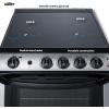 imageSummit 24 Electric Smooth Top Range Large 29 cuft Oven ADA Complaint Stainless Steel REX2451SSRTStainless Steel