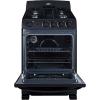 imageSummit 24 Inch Wide Gas Range 4 Sealed Burners 29 cuft Oven ADA Compliant RG2402B WhiteBlack