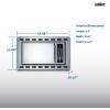 imageSummit 24 Over The Range Microwave 09 cuft Built In Microwave Stainless Steel OTR24