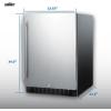 imageSummit 24 Refrigerator Builtin Outdoor Refrigerator 46 cuft Capacity ENERGY STAR Stainless Steel SPR627OS