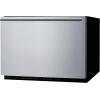imageSummit 24 Single Drawer Refrigerator Outdoor Refrigerator 20 cuft Capacity Stainless Steel Panel Ready Capable SDR241OS Panels not includedStainless Steel