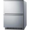 imageSummit 24 Two Drawer RefrigeratorFreezer 332 cuftCapacity ADA Compliant Stainless Steel Panel Ready Capable ADRF244CSS Panels not includeStainless steel
