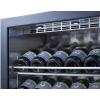 imageSummit 24 Wine Cellar Outdoor Wine Refrigerator 20 Bottle Capacity Single Zone Wine Cellar Stainless Steel ampamp Glass SCR611GLOSCH