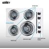imageSummit 24quot 4 Burner Electric Cooktop 230 Volt Coil Electric Cooktop White WEL03white