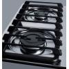 imageSummit 24quot 4Burner Gas Cooktop Sealed Burners Electric Ignition 115V Gas Cooktop Cast Iron Grates Included Made in the USA Stainless Steel Look  ZTL033SChrome