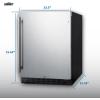 imageSummit 24quot Builtin Refrigerator 42 cuft ADA Compliant Panel Ready AL55IF Panel not includedStainless Steel