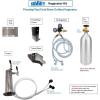 imageSummit 24quot Cold Brew Kegerator Floating Tap Dual Tap Kit No Drill Coffee Dispenser ADACompliant Stainless Steel  SBC7BRSFLTWCFADAPanelReady