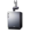 imageSummit 24quot Cold Brew Kegerator Floating Tap Dual Tap Kit No Drill Coffee Dispenser ADACompliant Stainless Steel  SBC7BRSFLTWCFADAStainless Steel