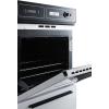 imageSummit 24quot Gas Wall Oven 292 cuft Capacity Gas Oven Electric Ignitions White WTM7212KWWhite