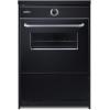 imageSummit 24quot Induction Range 292 cu ft Oven 4 Elements ADA Compliant Design White  WEM665WBlack