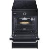 imageSummit 24quot Induction Range 292 cu ft Oven 4 Elements ADA Compliant Design White  WEM665WBlack