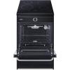 imageSummit 24quot Induction Range 292 cu ft Oven 4 Elements ADA Compliant Design White  WEM665WBlack