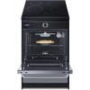 imageSummit 24quot Induction Range 292 cu ft Oven 4 Elements ADA Compliant Design White  WEM665WStainless Steel