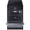 imageSummit 24quot Induction Range 292 cu ft Oven 4 Elements ADA Compliant Design White  WEM665WStainless Steel