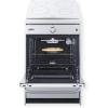 imageSummit 24quot Induction Range 292 cu ft Oven 4 Elements ADA Compliant Design White  WEM665WWhite