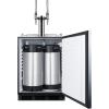 imageSummit 24quot Nitro Cold Brew Kegerator Dual Stour Style Tap Kit ADA Compliant Panel Ready  SBC58BLBIADAIFNCFTWIN Panel Is Not IncludedPanel Ready