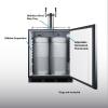 imageSummit 24quot Outdoor Kegerator Dual Tap Kit ADACompliant Stainless Steel  SBC54OSBIADA