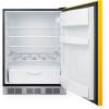 imageSummit 24quot Refrigerator ADA Compliant Undercounter Fridge 58 cuft Capacity ENERGY STAR Purple BAR631BKPADAYellow