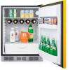 imageSummit 24quot Refrigerator ADA Compliant Undercounter Fridge 58 cuft Capacity ENERGY STAR Purple BAR631BKPADAYellow