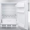 imageSummit 24quot Refrigerator Undercounter Fridge 58 cuft Capacity ADA Compliant ENERGYSTAR White FF61WADAWhite