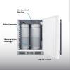 imageSummit 24quot Undercounter Kegerator BuiltIn ADACompliant White  SBC58WHBIADANKWhite