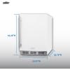 imageSummit 24quot Undercounter Kegerator BuiltIn ADACompliant White  SBC58WHBIADANKWhite
