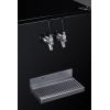 imageSummit 24quot Undercounter Kegerator Dual Front Beer Tap No Drill Beer Dispenser ADA Compliant Black  SBC58BFRTPADALHD Left Handed Door SwingBlack