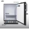 imageSummit 24quot Undercounter Kegerator Dual Front Beer Tap No Drill Beer Dispenser Stainless Steel  SBC7BRSFRTPBlack