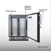 imageSummit 24quot Undercounter Kegerator Dual Front Beer Tap No Drill Beer Dispenser Stainless Steel  SBC7BRSFRTPBlack