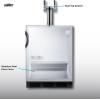 imageSummit 24quot Undercounter Kegerator Dual Tap Kit ADACompliant Glass Door SBC56GBIADABlack