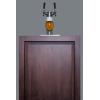 imageSummit 24quot Undercounter Kegerator Dual Tap Kit ADACompliant Stainless Steel  SBC58BLBIADA
