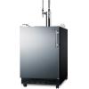 imageSummit 24quot Undercounter Kegerator Dual Tap Kit Stainless Steel  SBC7BRSNitro Coffee