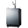 imageSummit 24quot Undercounter Kegerator Dual Tap Kit Stainless Steel  SBC7BRSNitroCold Brew Coffee