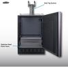 imageSummit 24quot Undercounter Kegerator Dual Tap KitPanel Ready SBC7BRSIF Panel is not IncludedBlack