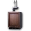 imageSummit 24quot Undercounter Kegerator Floating Tap Dual Tap Kit No Drill Beer Dispenser Stainless Steel SBC7BRSFLTWADALHD Left Handed Door SwingPanel Ready